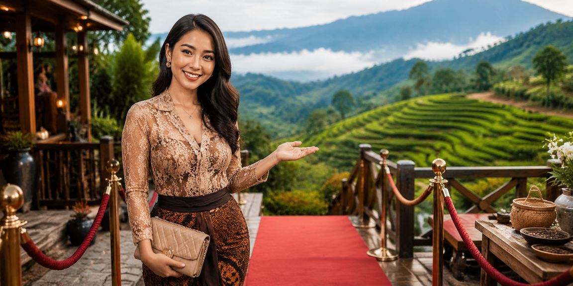 Pengguna mengakses aplikasi casino lewat ponsel sambil menikmati kopi